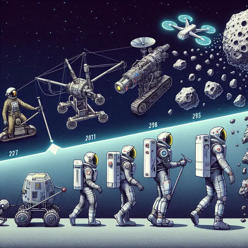 Representation of Spacegoods Evolution in Space Mining Technologies